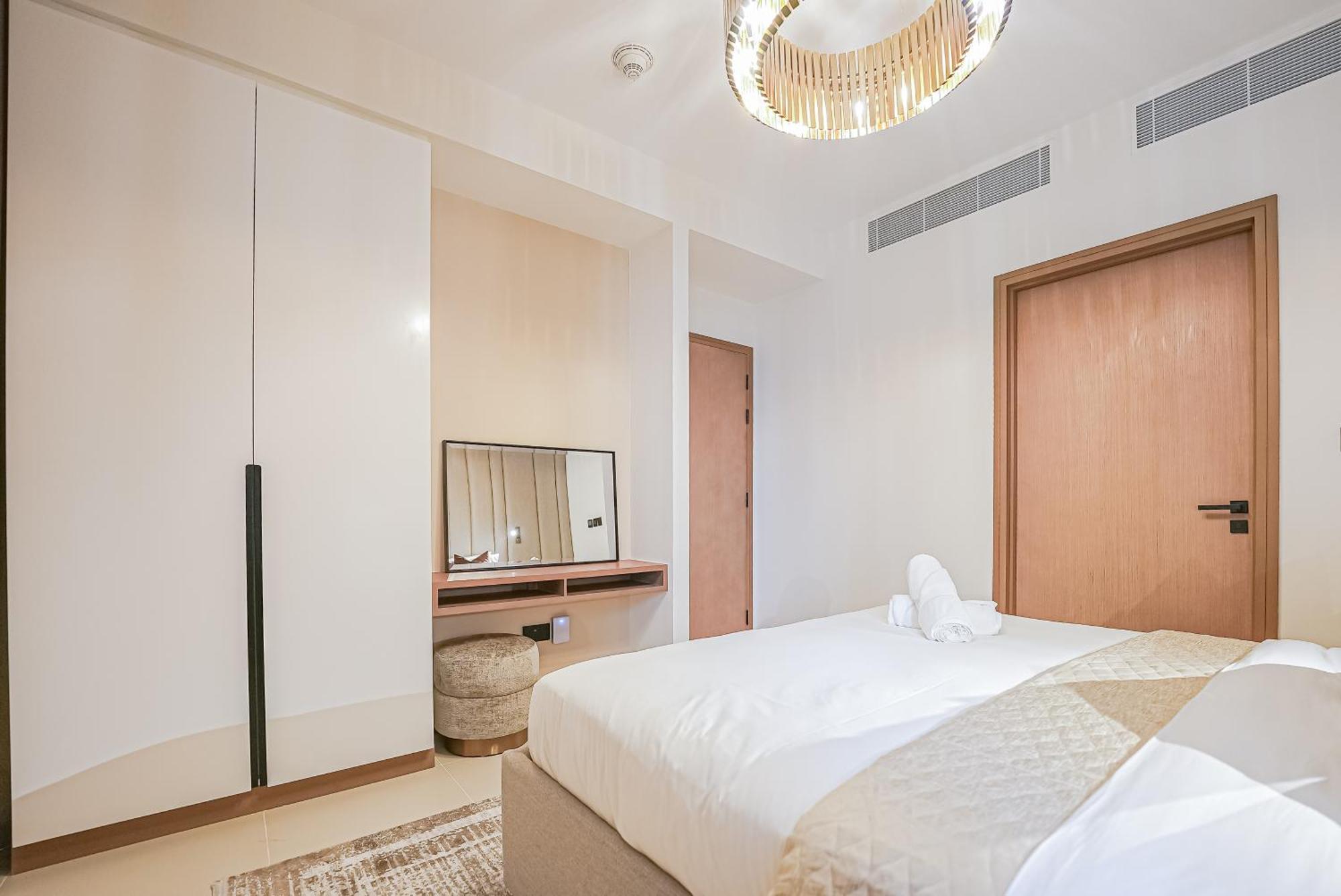 Modern 2Br High Floor Haven In Vida Dubai Marina Daire Dış mekan fotoğraf