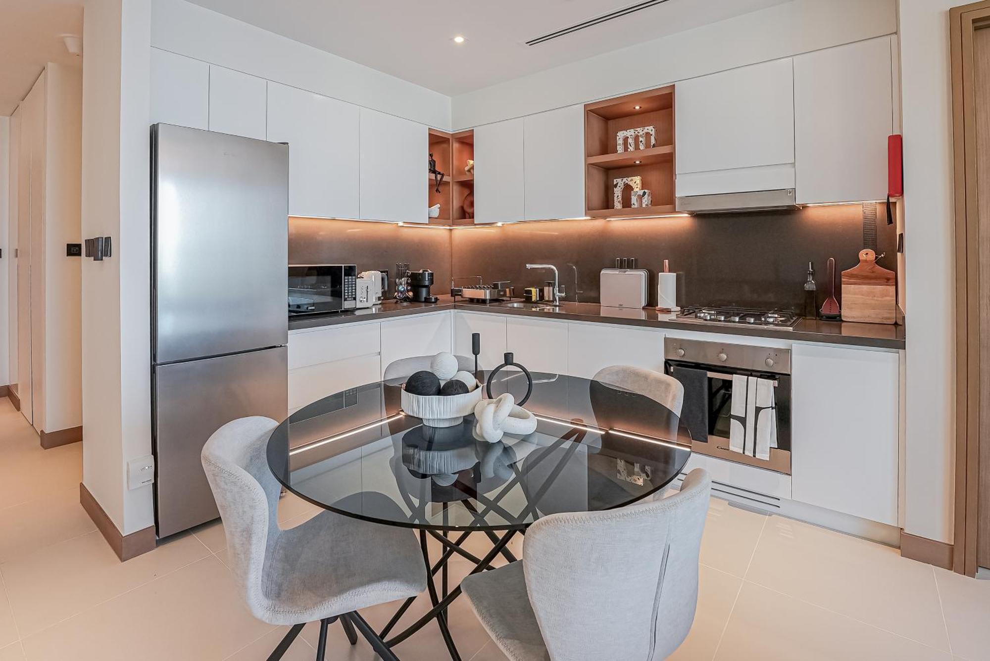 Modern 2Br High Floor Haven In Vida Dubai Marina Daire Dış mekan fotoğraf